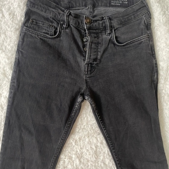 All Saints Gray Skinny Jeans with Distressed Finish - Picture 8 of 15
